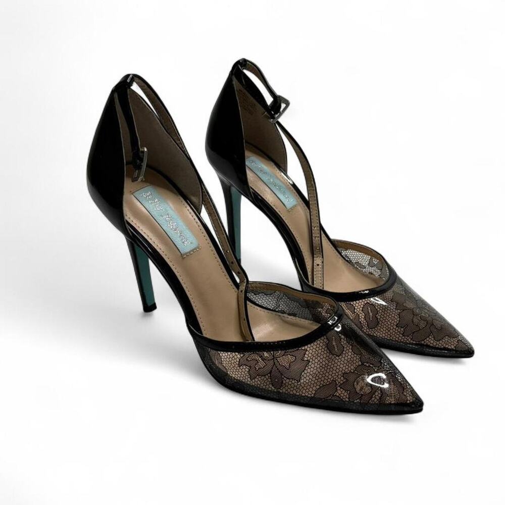 Betsey Johnson Lace Y2K Vintage Heels Womens Size 6.5 Never Worn